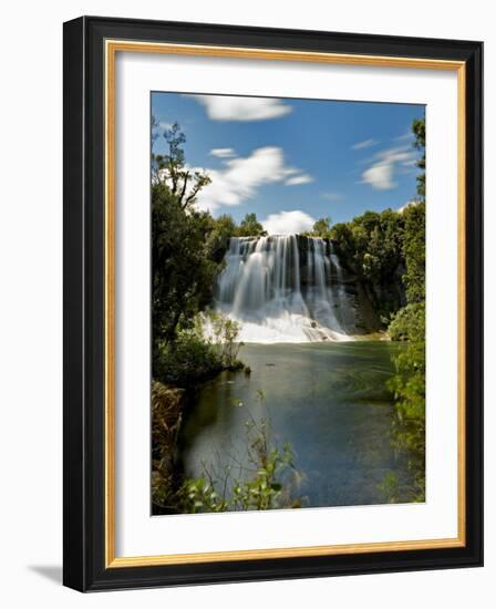 Papakorito Falls at Aniwaniwa, Lake Waikaremoana, North Island, New Zealand-Don Smith-Framed Photographic Print