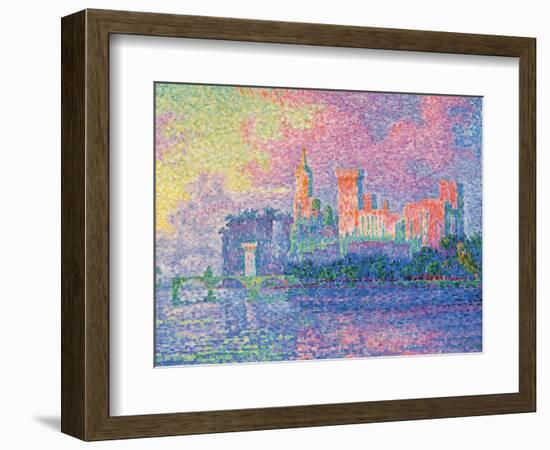 Papal Palace at Avignon-Paul Signac-Framed Art Print