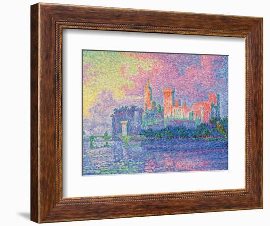 Papal Palace at Avignon-Paul Signac-Framed Art Print