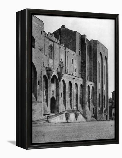 Papal Palace, Avignon, France, 1937-Martin Hurlimann-Framed Premier Image Canvas