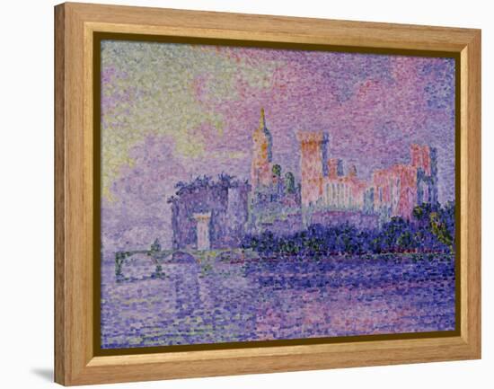 Papal Palace in Avignon, c.1900-Paul Signac-Framed Premier Image Canvas