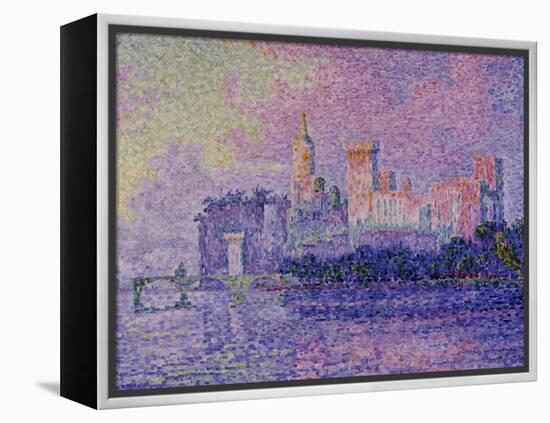 Papal Palace in Avignon, c.1900-Paul Signac-Framed Premier Image Canvas