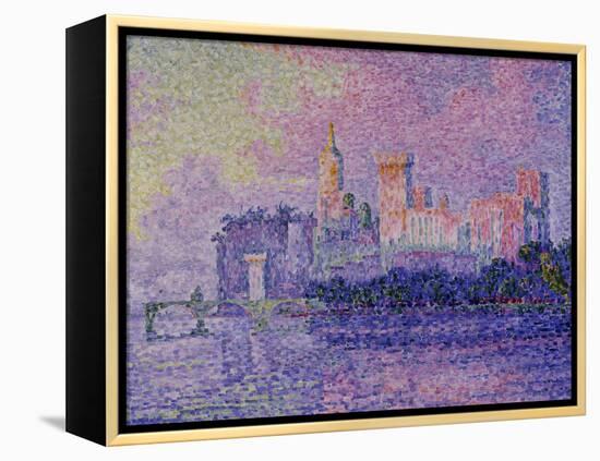 Papal Palace in Avignon, c.1900-Paul Signac-Framed Premier Image Canvas