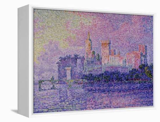 Papal Palace in Avignon, c.1900-Paul Signac-Framed Premier Image Canvas