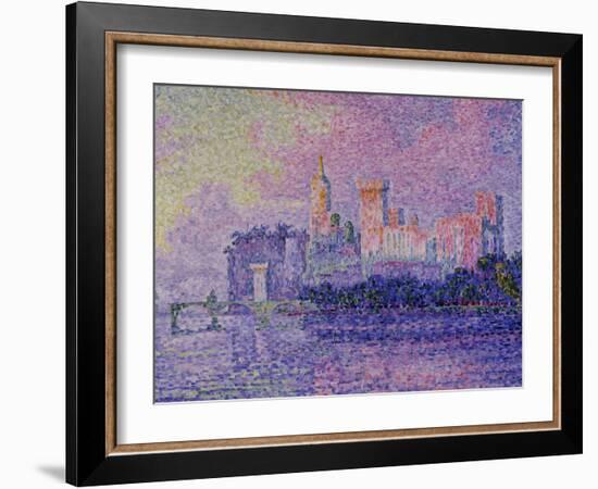 Papal Palace in Avignon, c.1900-Paul Signac-Framed Giclee Print