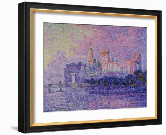 Papal Palace in Avignon, c.1900-Paul Signac-Framed Giclee Print