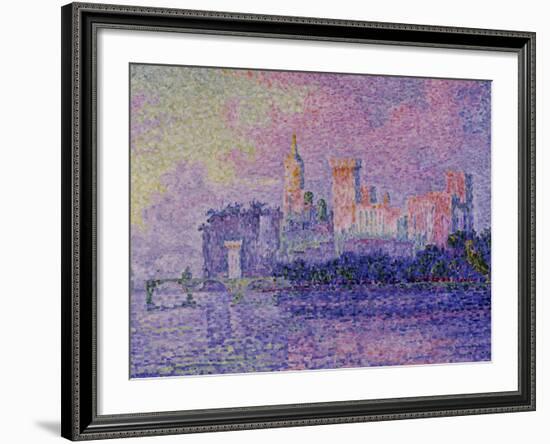 Papal Palace in Avignon, c.1900-Paul Signac-Framed Giclee Print