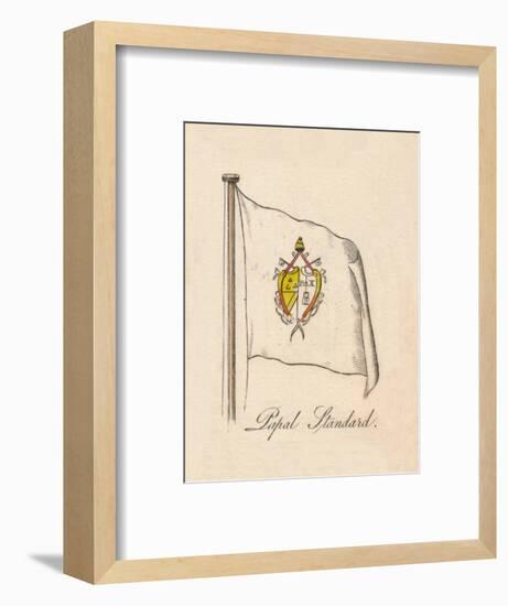 'Papal Standard', 1838-Unknown-Framed Giclee Print