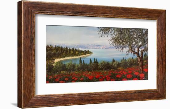 Papaveri Sulla Baia-Tebo Marzari-Framed Art Print