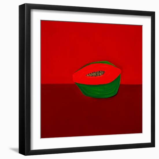 Papaya,1998,(oil on linen)-Cristina Rodriguez-Framed Giclee Print