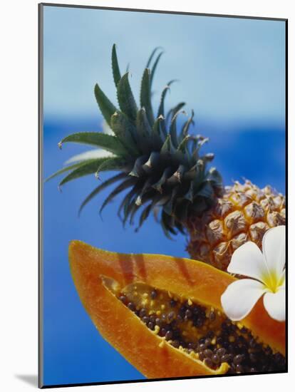 Papaya and Pineapple-Vladimir Shulevsky-Mounted Photographic Print