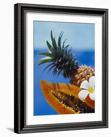 Papaya and Pineapple-Vladimir Shulevsky-Framed Photographic Print
