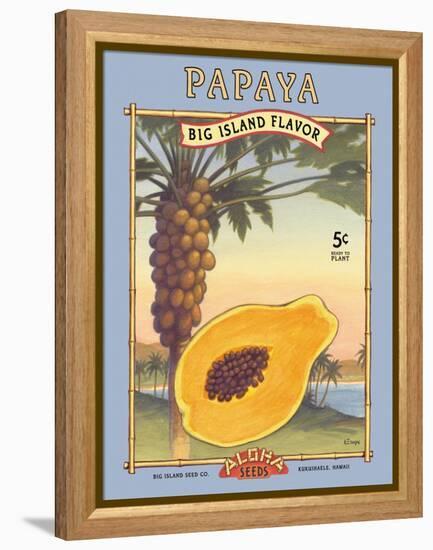 Papaya-Kerne Erickson-Framed Stretched Canvas