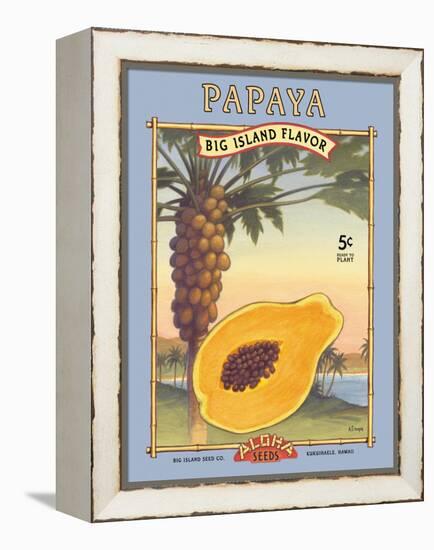 Papaya-Kerne Erickson-Framed Stretched Canvas