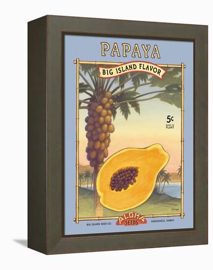 Papaya-Kerne Erickson-Framed Stretched Canvas