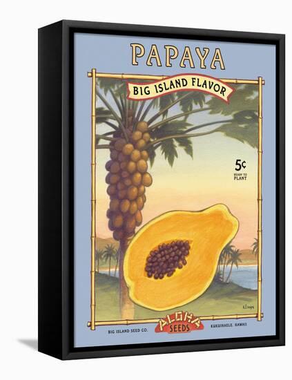 Papaya-Kerne Erickson-Framed Stretched Canvas