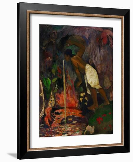 Pape Moe, 1893-Paul Gauguin-Framed Giclee Print