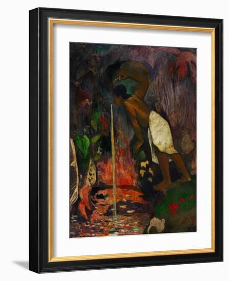 Pape Moe, 1893-Paul Gauguin-Framed Giclee Print