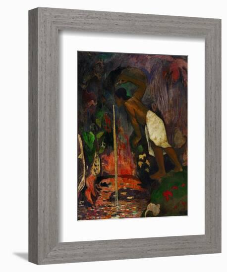 Pape Moe, 1893-Paul Gauguin-Framed Giclee Print