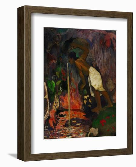 Pape Moe, 1893-Paul Gauguin-Framed Giclee Print