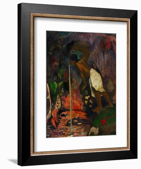 Pape Moe, 1893-Paul Gauguin-Framed Giclee Print