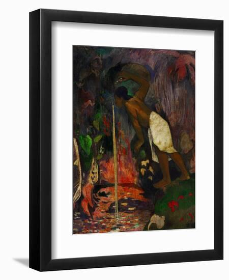 Pape Moe, 1893-Paul Gauguin-Framed Giclee Print