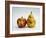 Paper Apple and Pear with Faces-Winfred Evers-Framed Photographic Print