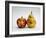 Paper Apple and Pear with Faces-Winfred Evers-Framed Photographic Print