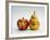 Paper Apple and Pear with Faces-Winfred Evers-Framed Photographic Print