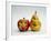 Paper Apple and Pear with Faces-Winfred Evers-Framed Photographic Print