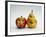 Paper Apple and Pear with Faces-Winfred Evers-Framed Photographic Print