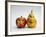 Paper Apple and Pear with Faces-Winfred Evers-Framed Photographic Print