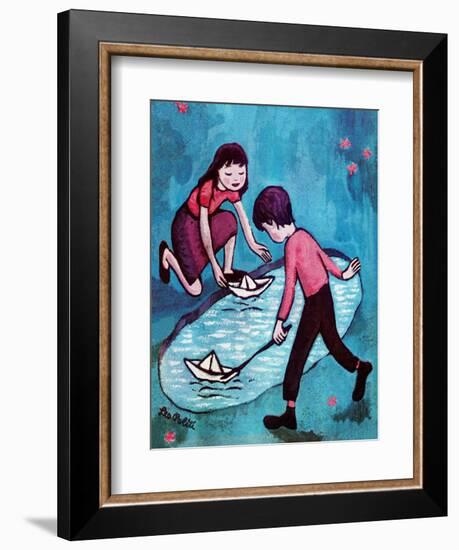 Paper Boats - Jack & Jill-Leo Politi-Framed Giclee Print