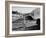 Paper Boy Delivering Newspapers in His Neighborhood-Ed Clark-Framed Photographic Print