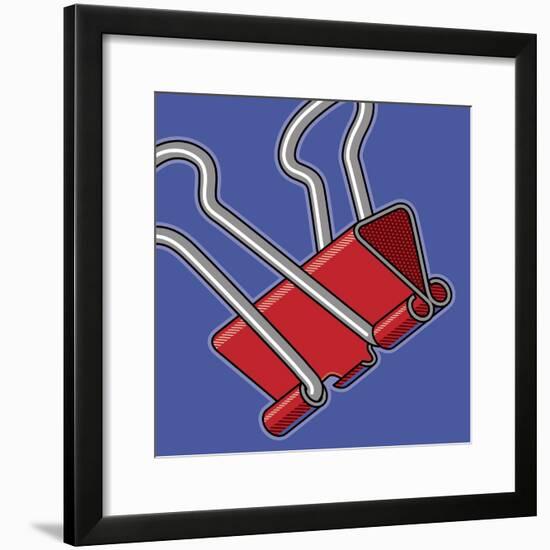 Paper Clip Office Supply-Ron Magnes-Framed Giclee Print