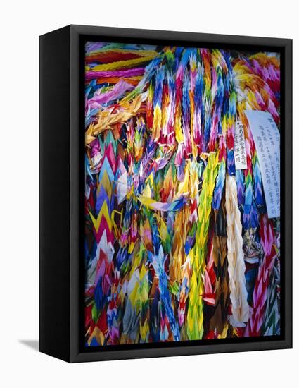 Paper Cranes, Children's Peace Memorial, Hiroshima, Japan-Christopher Rennie-Framed Premier Image Canvas