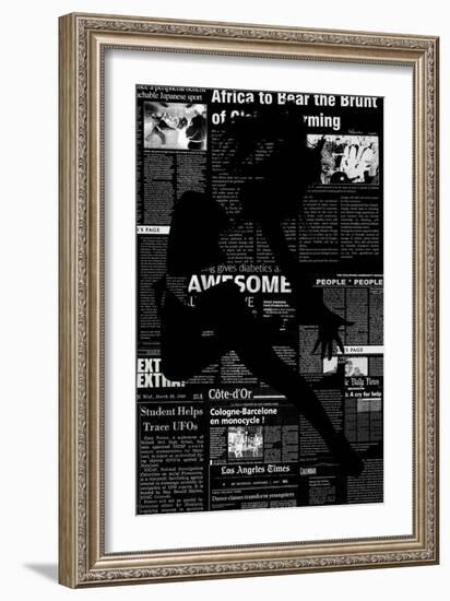 Paper Dance-NaxArt-Framed Art Print