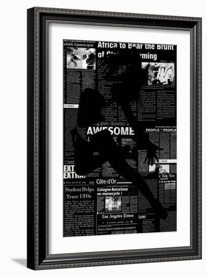 Paper Dance-NaxArt-Framed Art Print