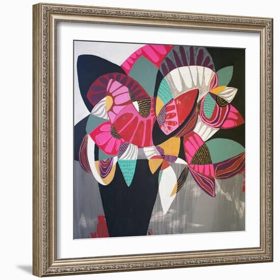 Paper Flowers-Gabriela Avila-Framed Art Print