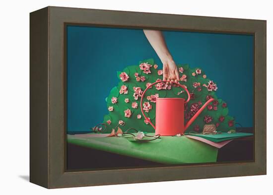 Paper Garden-Dina Belenko-Framed Premier Image Canvas