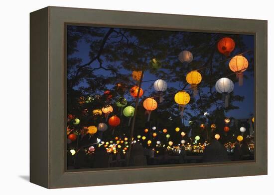 Paper Lanterns at Jangchung Park-Paul Souders-Framed Premier Image Canvas