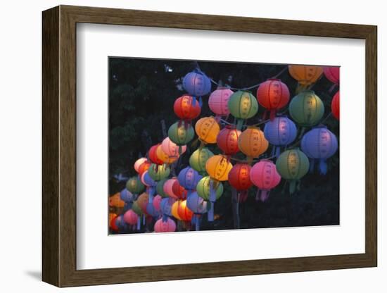 Paper Lanterns at Jangchung Park-null-Framed Photographic Print