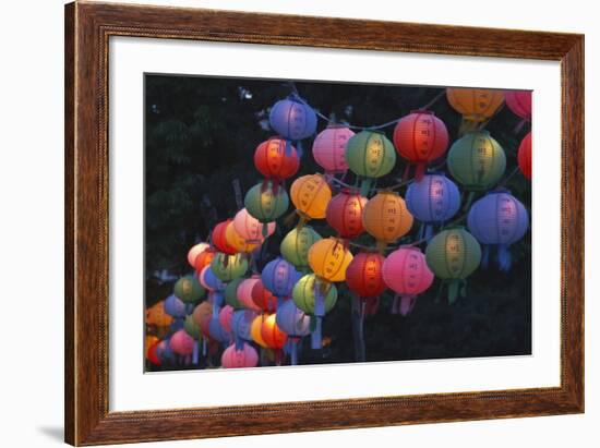 Paper Lanterns at Jangchung Park-null-Framed Photographic Print