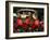 Paper Lanterns with Bells on Display in an Akasaka District Market, Tokyo, Japan-Nancy & Steve Ross-Framed Photographic Print