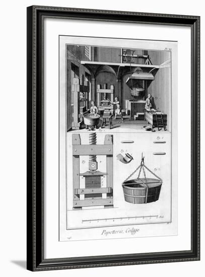 Paper Making, 1751-1777-null-Framed Giclee Print