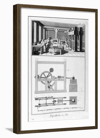 Paper Making, 1751-1777-null-Framed Giclee Print