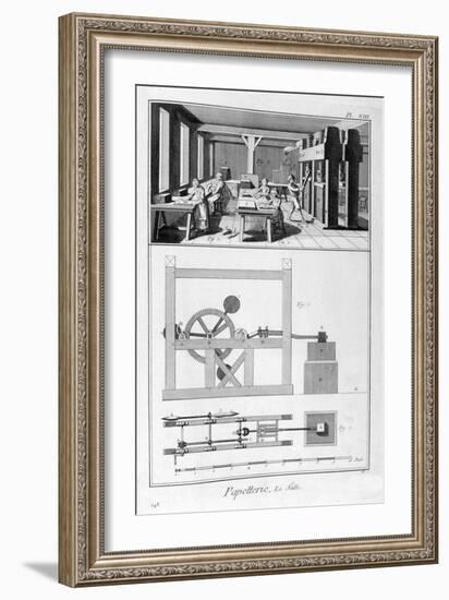 Paper Making, 1751-1777-null-Framed Giclee Print