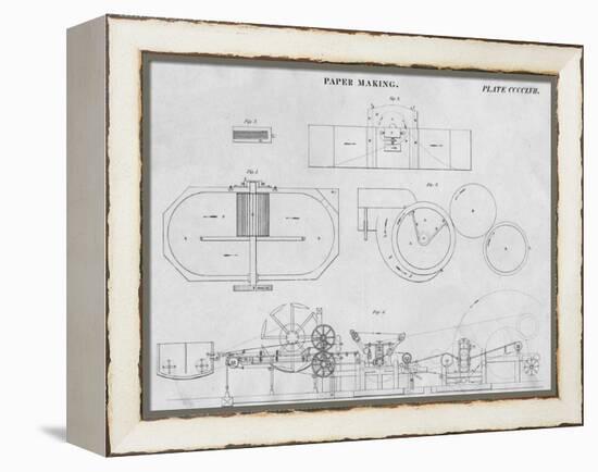 Paper Making, c1813-John Moffat-Framed Premier Image Canvas