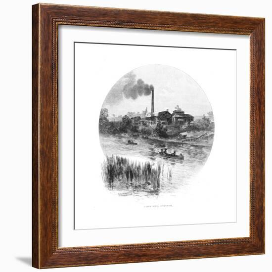Paper Mill, Liverpool, New South Wales, Australia, 1886-Albert Henry Fullwood-Framed Giclee Print