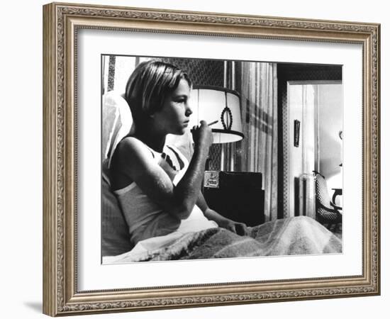 Paper Moon, Tatum O'Neal, 1973-null-Framed Photo